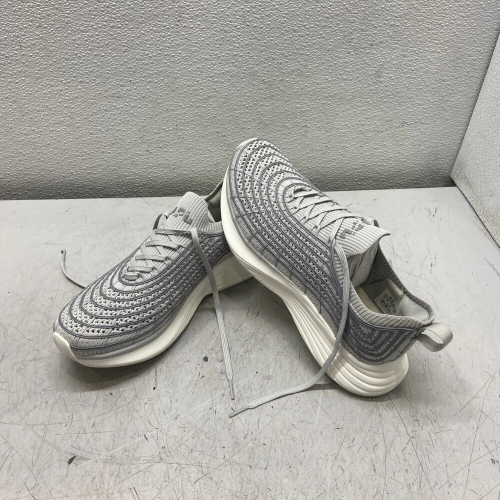 APL Men's Gray Knit Athletic Sneakers